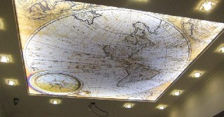Натяжной потолок с фотопечатью Сосногорск, цена от 6378 руб.