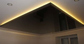 Натяжной потолок с подсветкой Сосногорск, цена от 2158 руб.